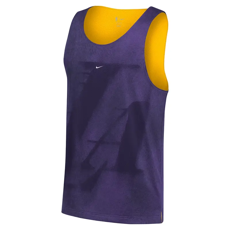 NBA x Nike Los Angeles Lakers 2026 Standard Issue Practice Reversible Jersey - Image 2