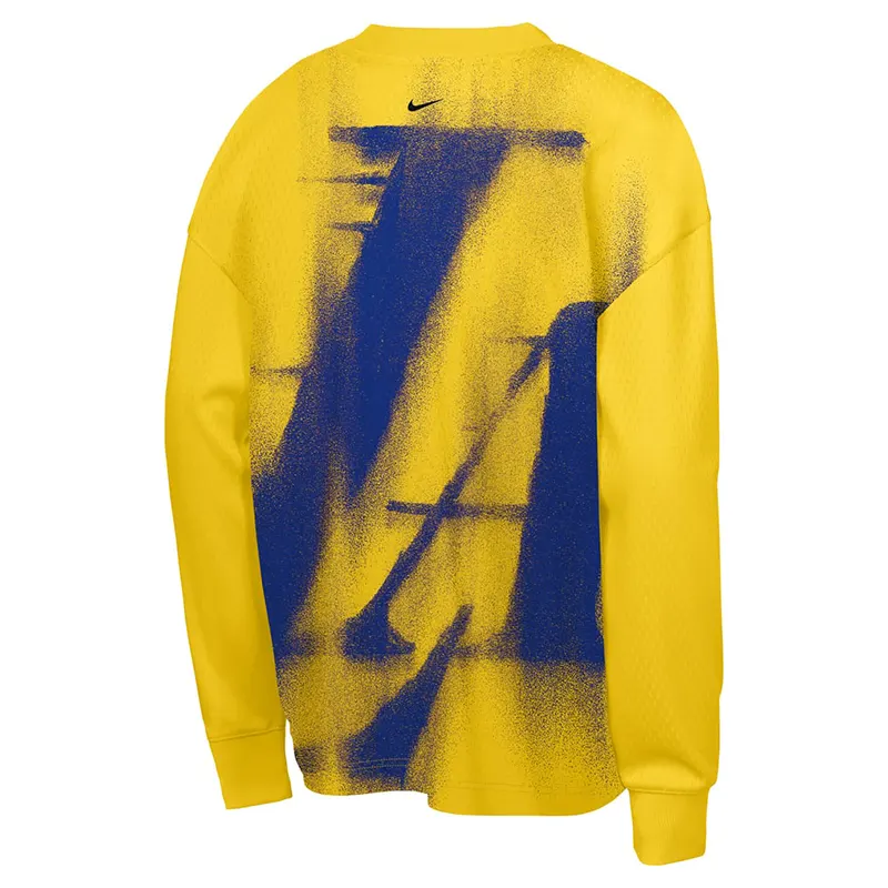NBA x Nike Los Angeles Lakers 2026 Standard Issue Long Sleeve T-Shirt - Image 5