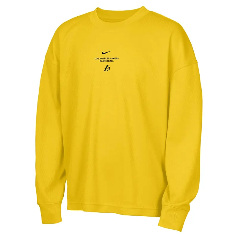 NBA x Nike Los Angeles Lakers 2026 Standard Issue Long Sleeve T-Shirt - Image 4