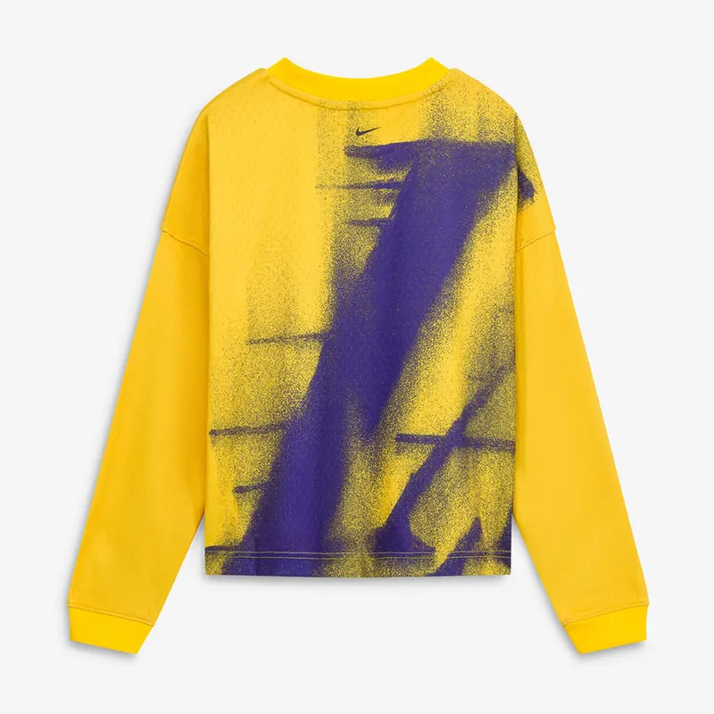 NBA x Nike Los Angeles Lakers 2026 Standard Issue Long Sleeve T-Shirt - Image 3
