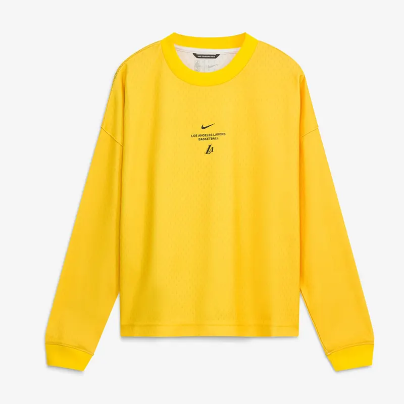 NBA x Nike Los Angeles Lakers 2026 Standard Issue Long Sleeve T-Shirt - Image 2