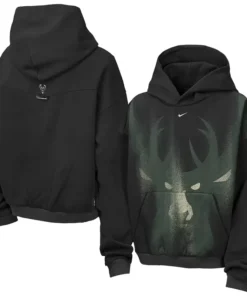 NBA x Nike Milwaukee Bucks 2026 Standard Issue Practice Hoodie