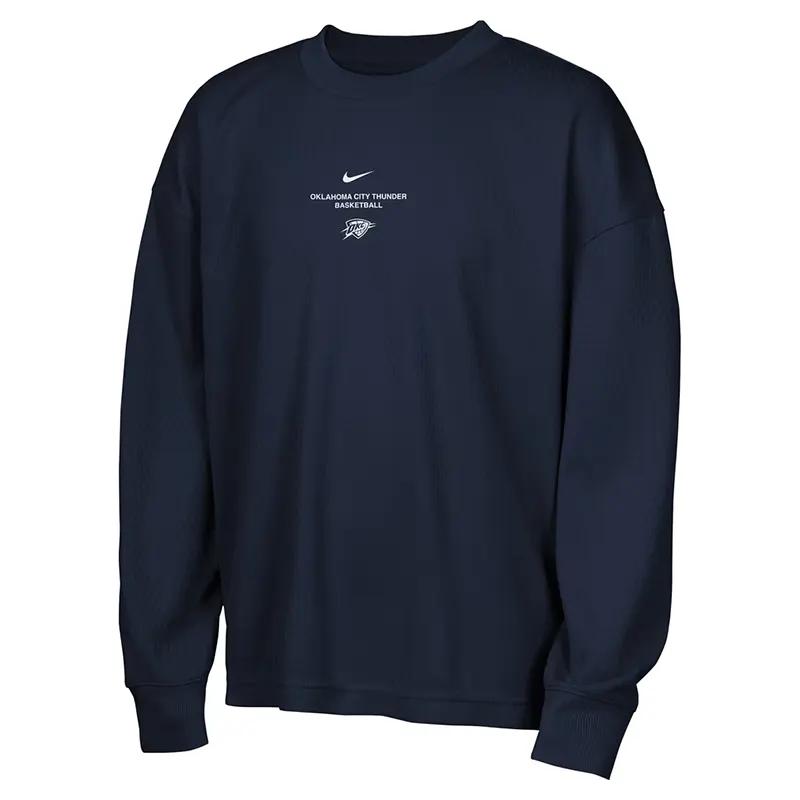 NBA x Nike Oklahoma City Thunder 2026 Standard Issue Long Sleeve T-Shirt - Image 2