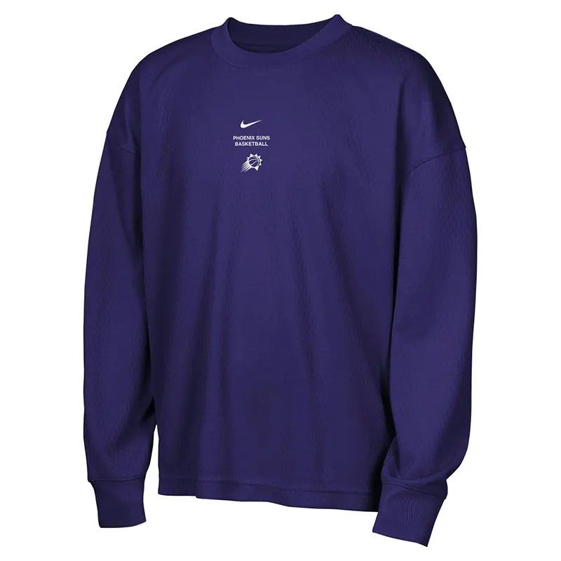 NBA x Nike Phoenix Suns 2026 Standard Issue Practice Long Sleeve T-Shirt - Image 4