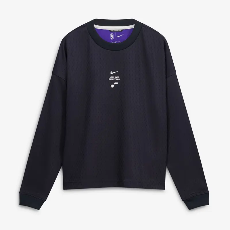 NBA x Nike Utah Jazz 2026 Standard Issue Practice Long Sleeve T-Shirt - Image 2