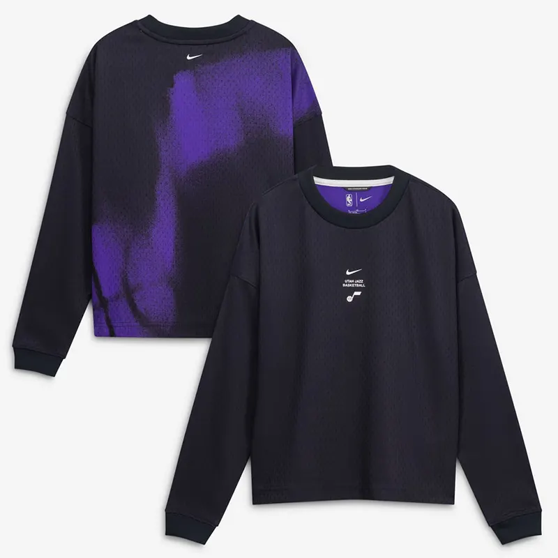 NBA x Nike Utah Jazz 2026 Standard Issue Practice Long Sleeve T-Shirt