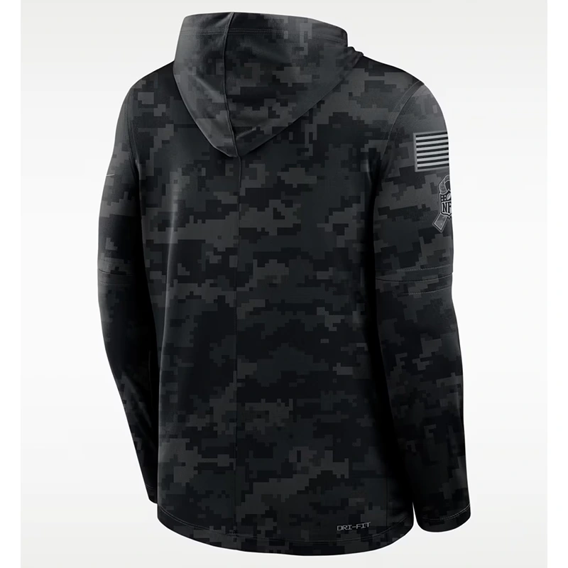 NFL Arizona Cardinals Nike Salute to Service Sideline Long-Sleeve Hooded Top - Image 2