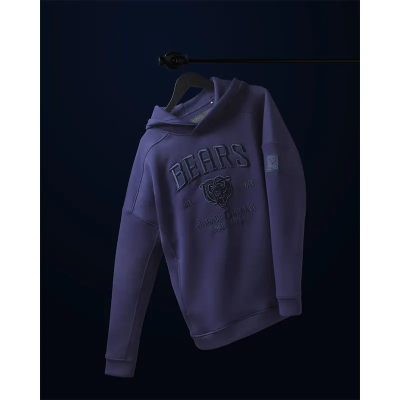 NFL Chicago Bears LTD. TerraBlend Navy Hoodie - Image 7