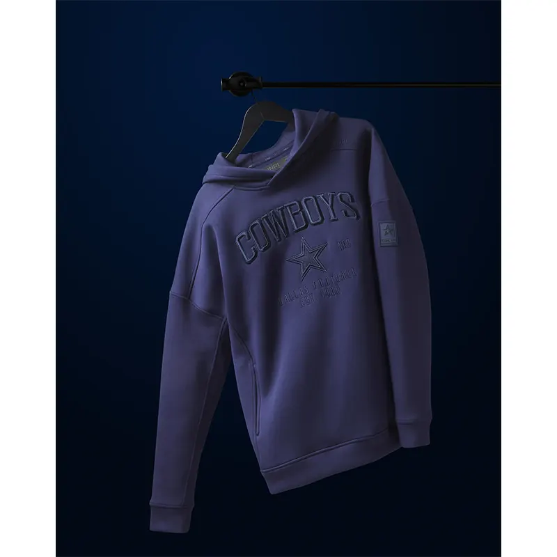 NFL Dallas Cowboys LTD. TerraBlend Navy Hoodie - Image 7