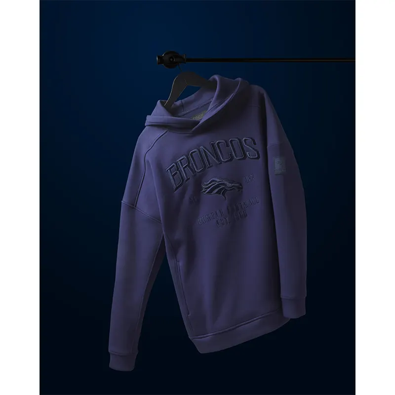 NFL Denver Broncos LTD. TerraBlend Navy Hoodie - Image 7