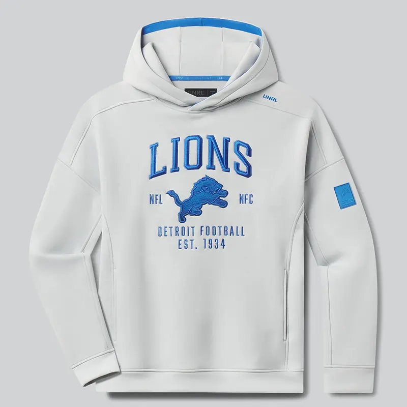 NFL Detroit Lions LTD. TerraBlend Gray Hoodie