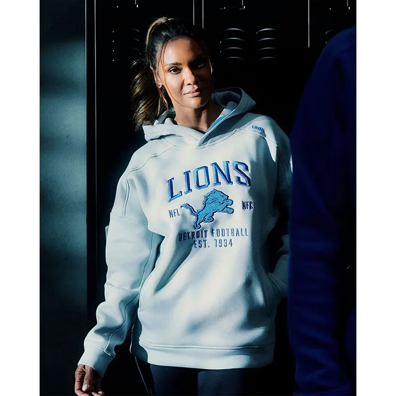 NFL Detroit Lions LTD. TerraBlend Gray Hoodie - Image 6