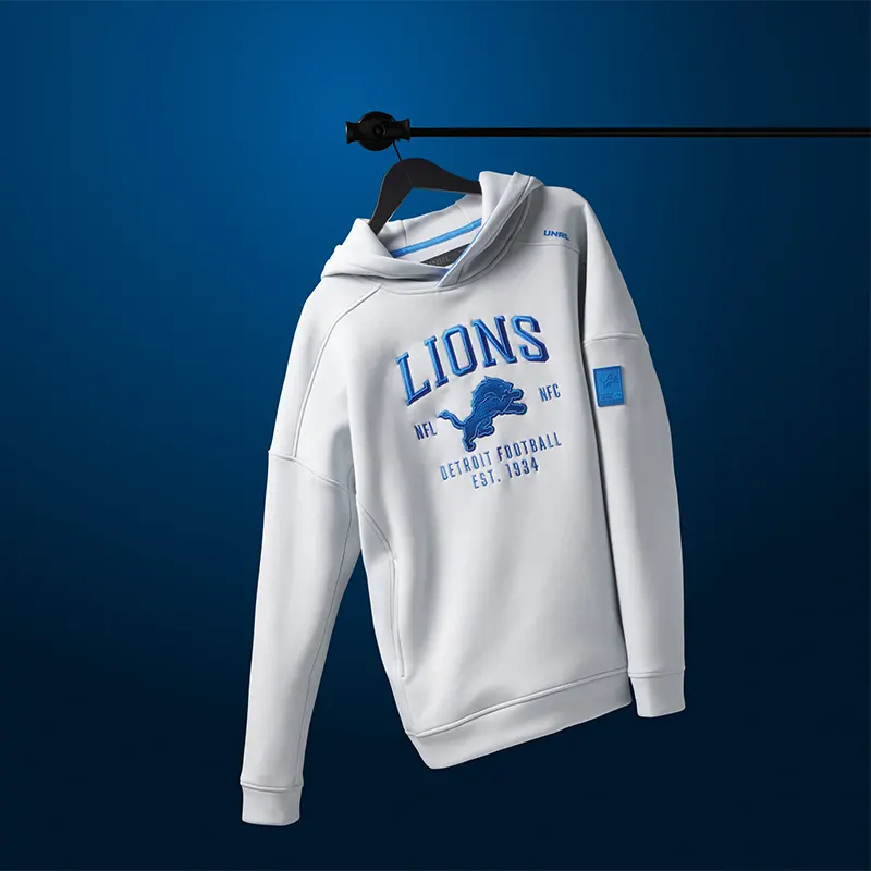 NFL Detroit Lions LTD. TerraBlend Gray Hoodie - Image 7