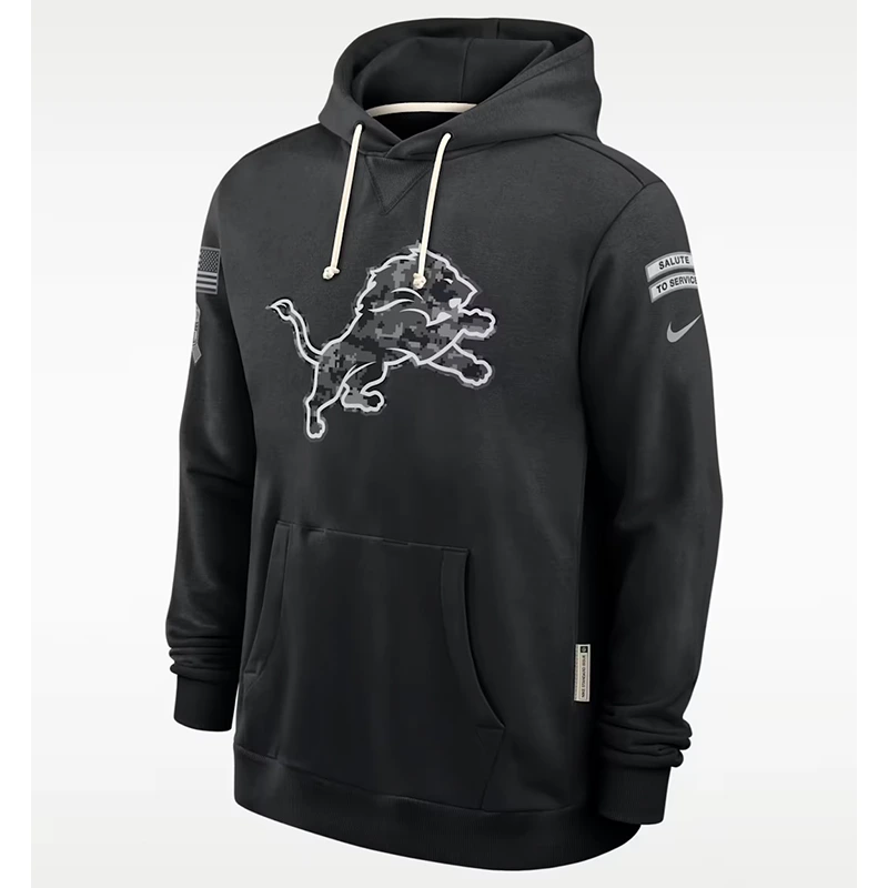 NFL Detroit Lions Nike Salute to Service Sideline Hoodie