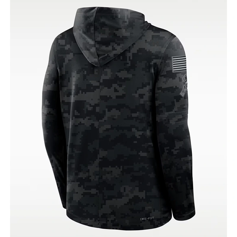NFL Los Angeles Chargers Nike Salute to Service Sideline Long-Sleeve Hooded Top - Image 2