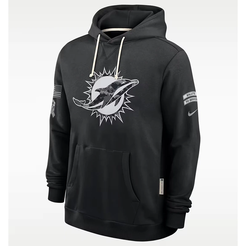NFL Miami Dolphins Nike Salute to Service Sideline Hoodie