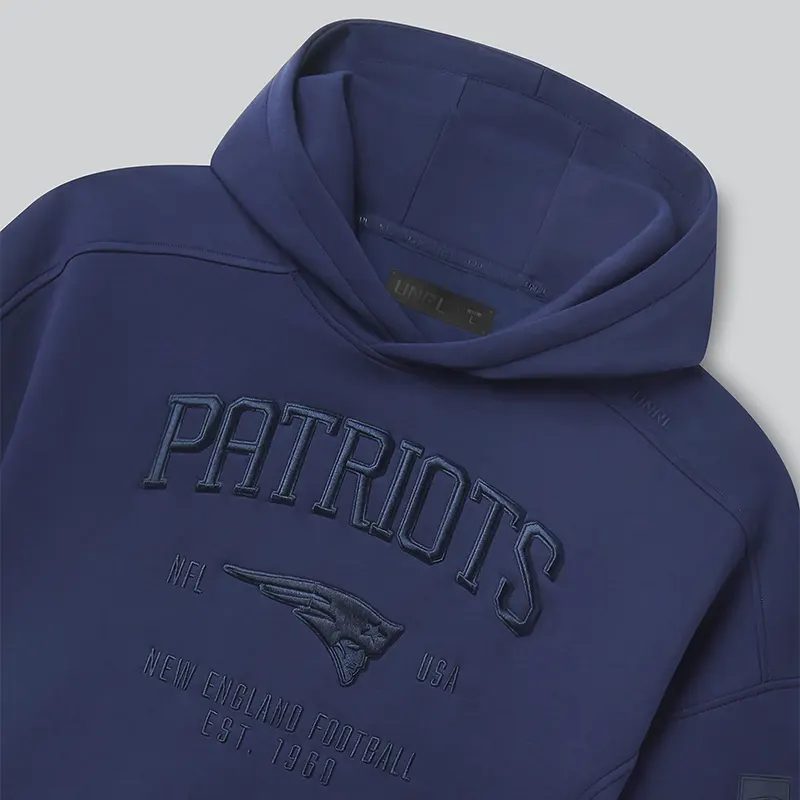 NFL New England Patriots LTD. TerraBlend Navy Hoodie - Image 3