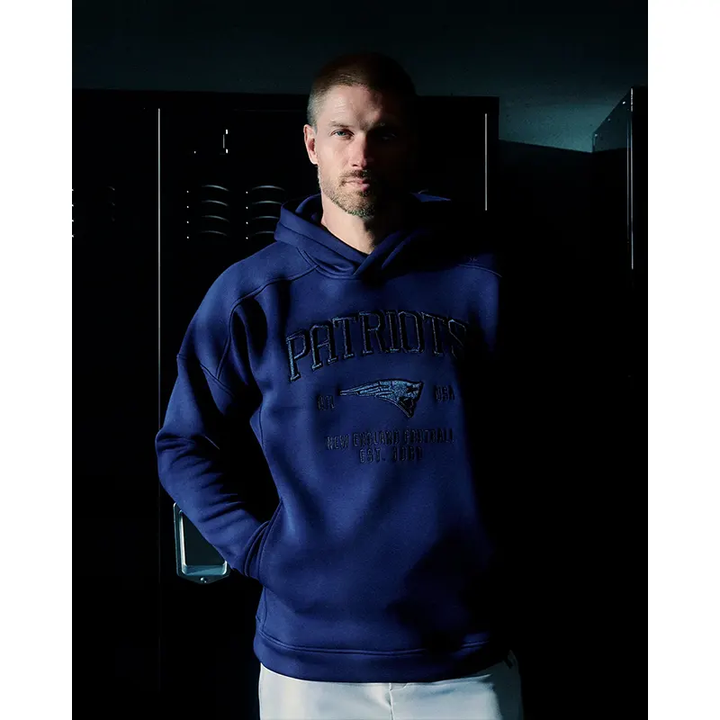 NFL New England Patriots LTD. TerraBlend Navy Hoodie - Image 6