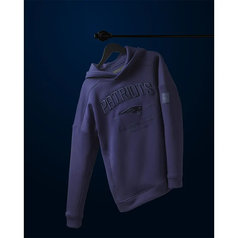 NFL New England Patriots LTD. TerraBlend Navy Hoodie - Image 7
