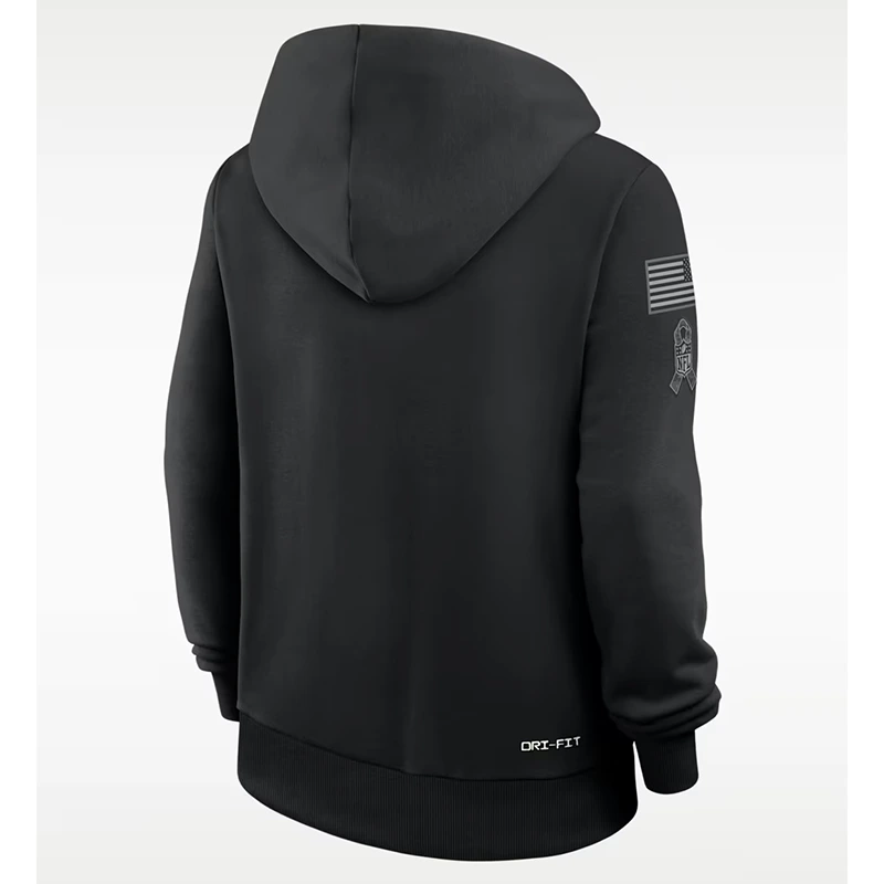 NFL New England Patriots Nike Salute to Service Sideline Hoodie - Image 2