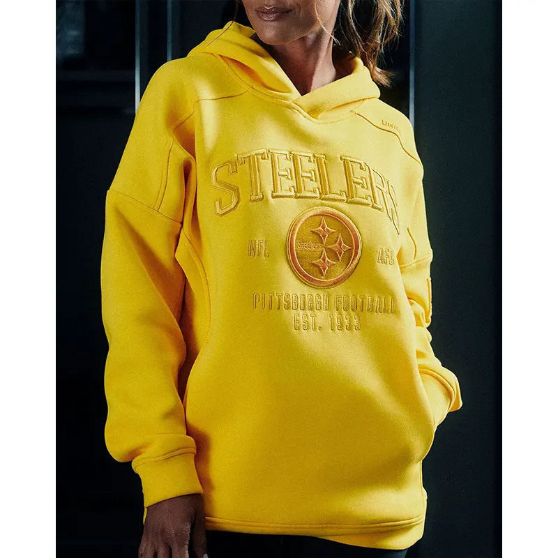 NFL Pittsburgh Steelers LTD. TerraBlend Yellow Hoodie - Image 6
