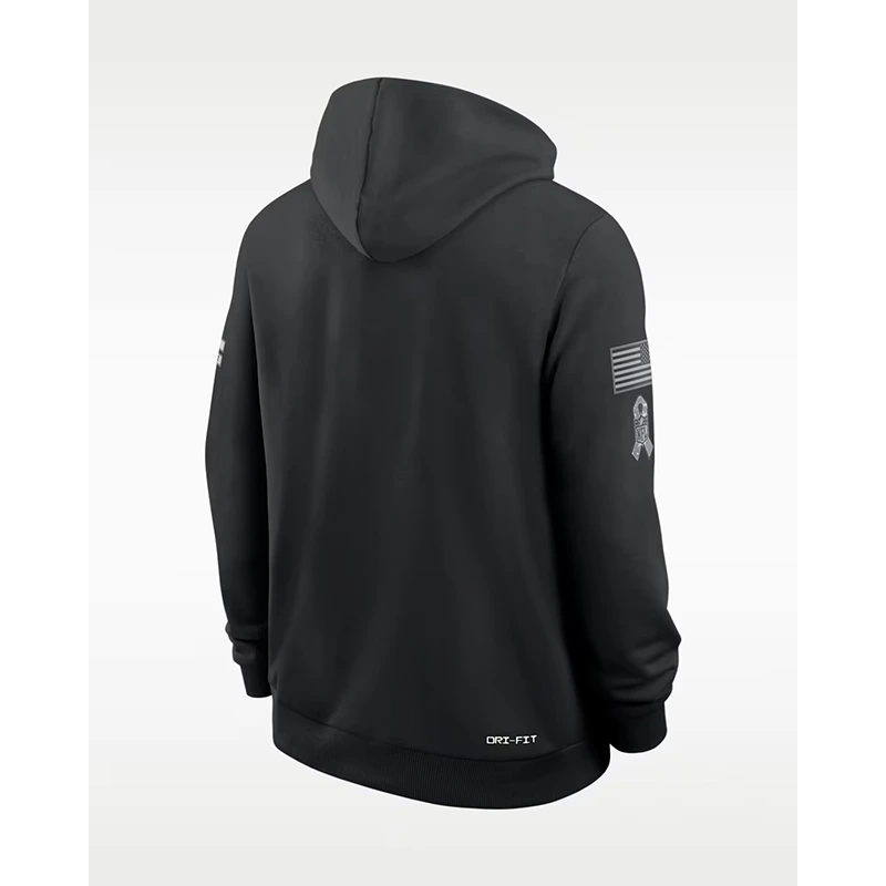 NFL Pittsburgh Steelers Nike Salute to Service Sideline Hoodie - Image 2