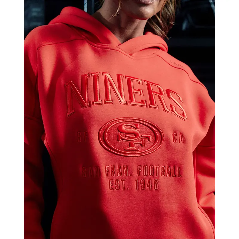 NFL San Francisco 49ers LTD. TerraBlend Red Hoodie - Image 6