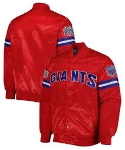 NY Giants 25th Anniversary Satin Red Jacket
