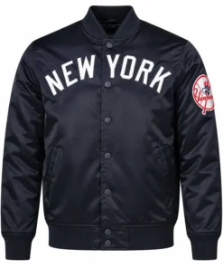New York Yankees Dugout Black Varsity Jacket