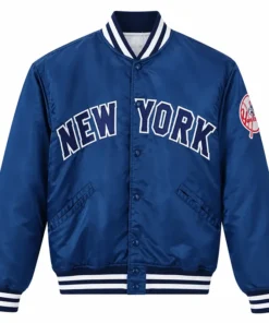 New York Yankees Dugout Blue Varsity Jacket