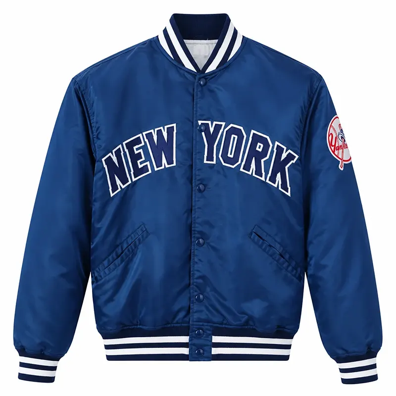 New York Yankees Dugout Blue Varsity Jacket