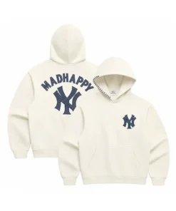 New York Yankees Pullover Vanilla Hoodie