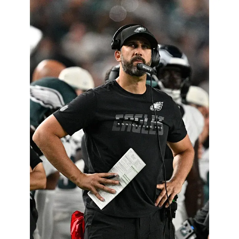Nick Sirianni 2026 Philadelphia Eagles Sideline T-Shirt - Image 4