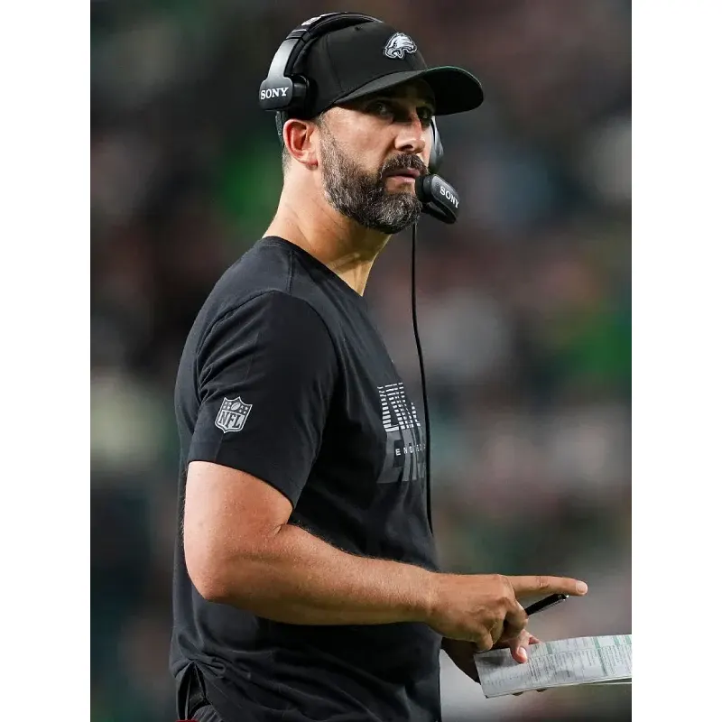 Nick Sirianni 2026 Philadelphia Eagles Sideline T-Shirt - Image 3