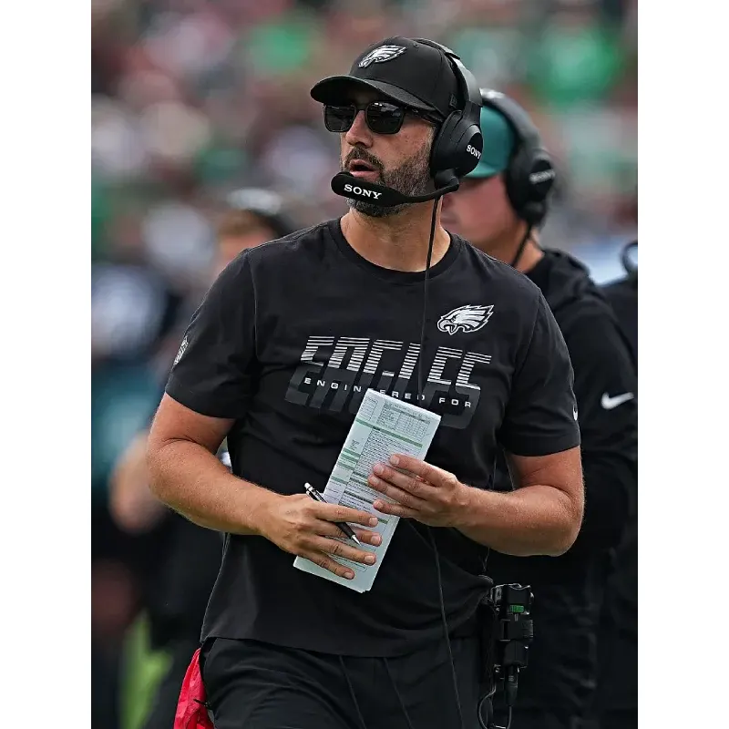 Nick Sirianni 2026 Philadelphia Eagles Sideline T-Shirt - Image 2