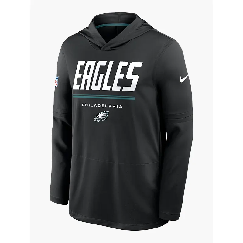 Nick Sirianni Preseason 2026 Eagles Long Sleeve Hooded T-Shirt - Image 2
