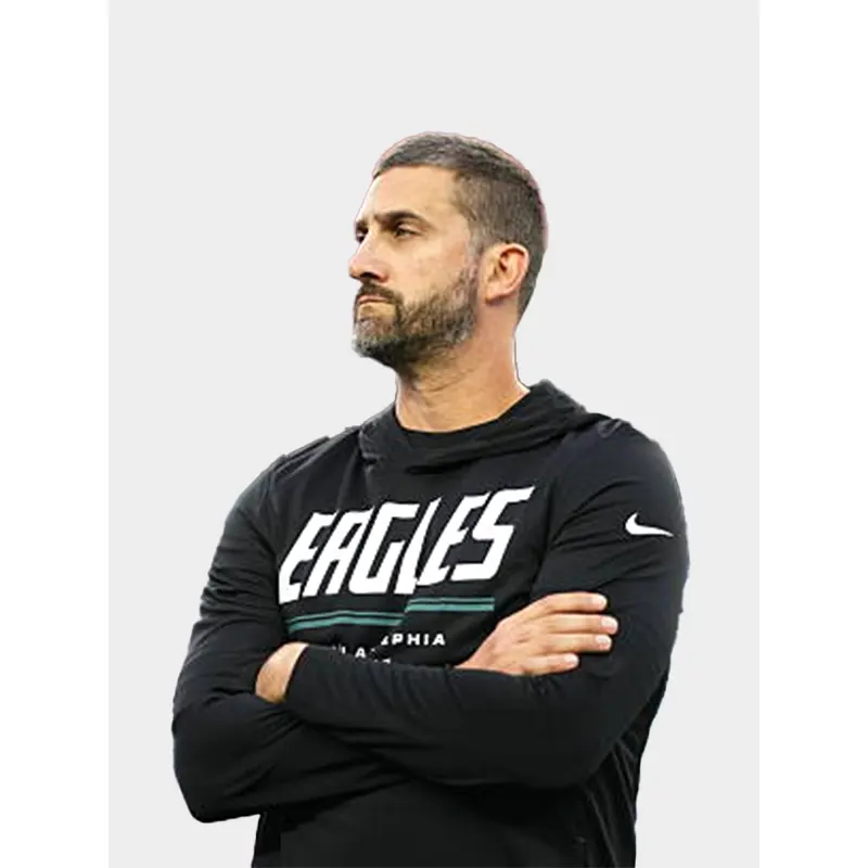 Nick Sirianni Preseason 2026 Eagles Long Sleeve Hooded T-Shirt