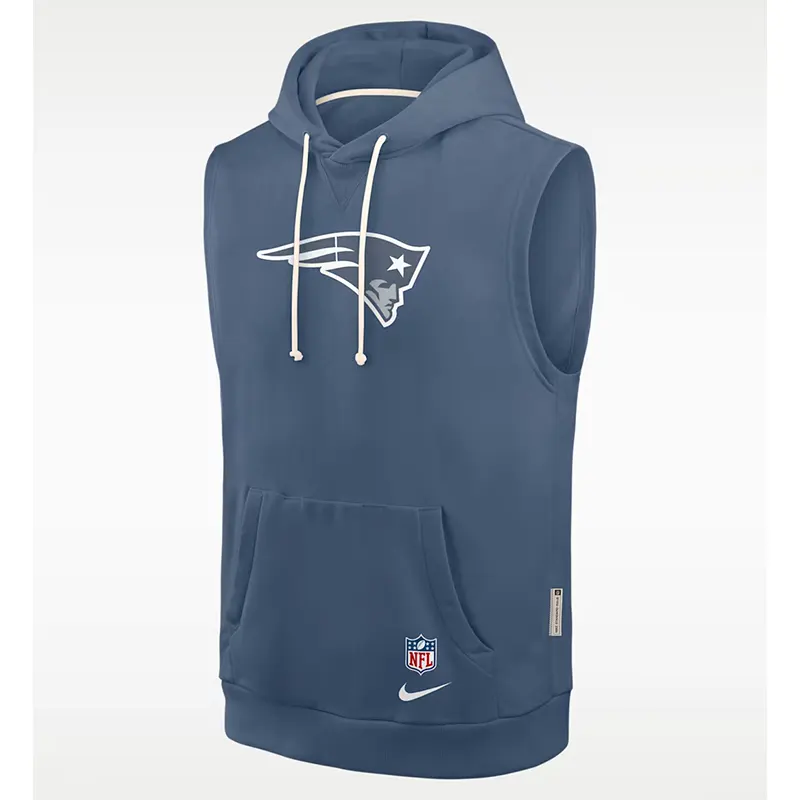 Nike 2026 New England Patriots Rivalries Sideline Sleeveless Hoodie