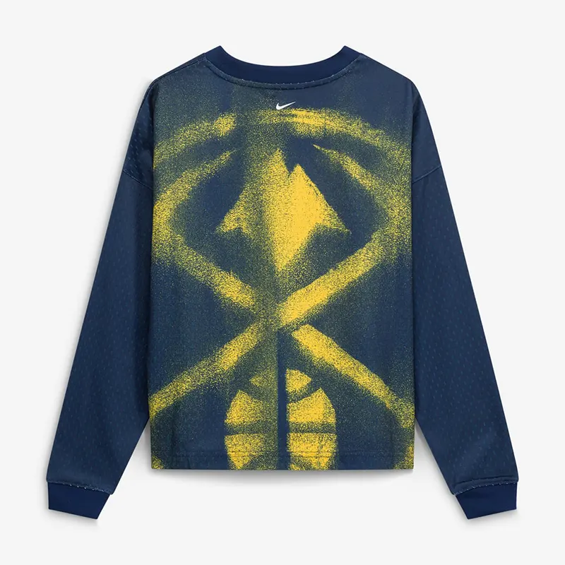 Nike x NBA Denver Nuggets 2026 Standard Issue Long Sleeve T-Shirt - Image 3