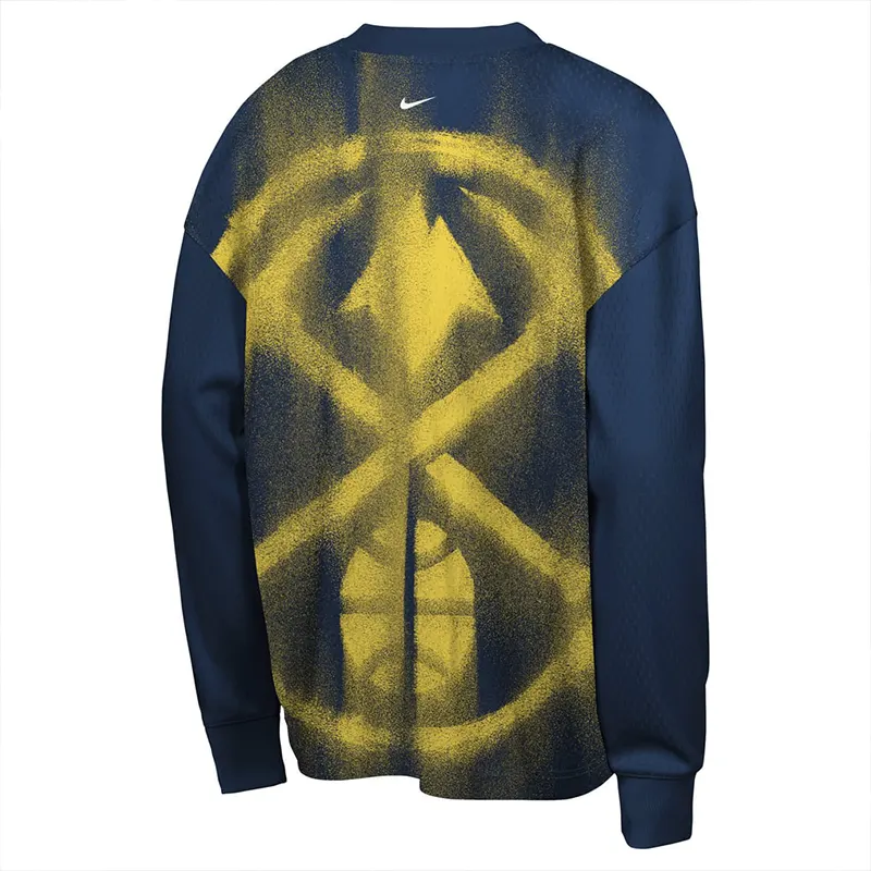 Nike x NBA Denver Nuggets 2026 Standard Issue Long Sleeve T-Shirt - Image 5