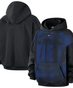 Nike x NBA Detroit Pistons 2026 Standard Issue Practice Hoodie