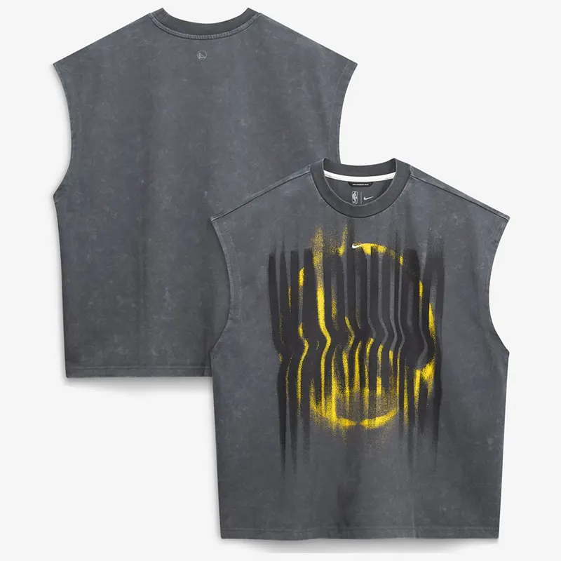 Nike x NBA Golden State Warriors 2026 Standard Issue Pre-Game Sleeveless Top