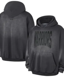 Nike x NBA Golden State Warriors 2026 Standard Issue Travel Washed Hoodie