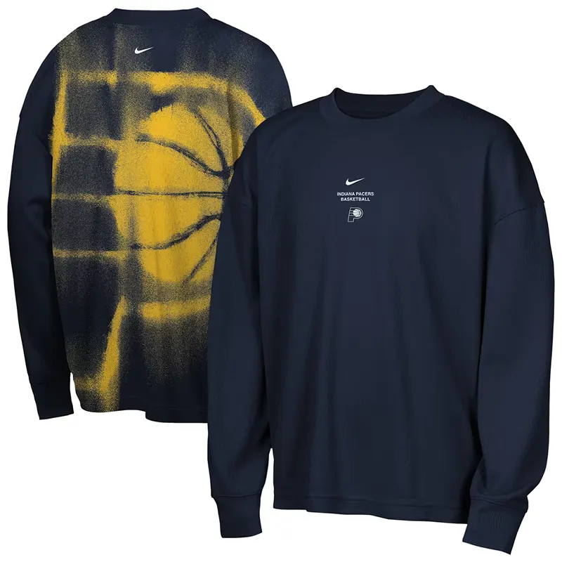 Nike x NBA Indiana Pacers 2026 Standard Issue Long Sleeve T-Shirt