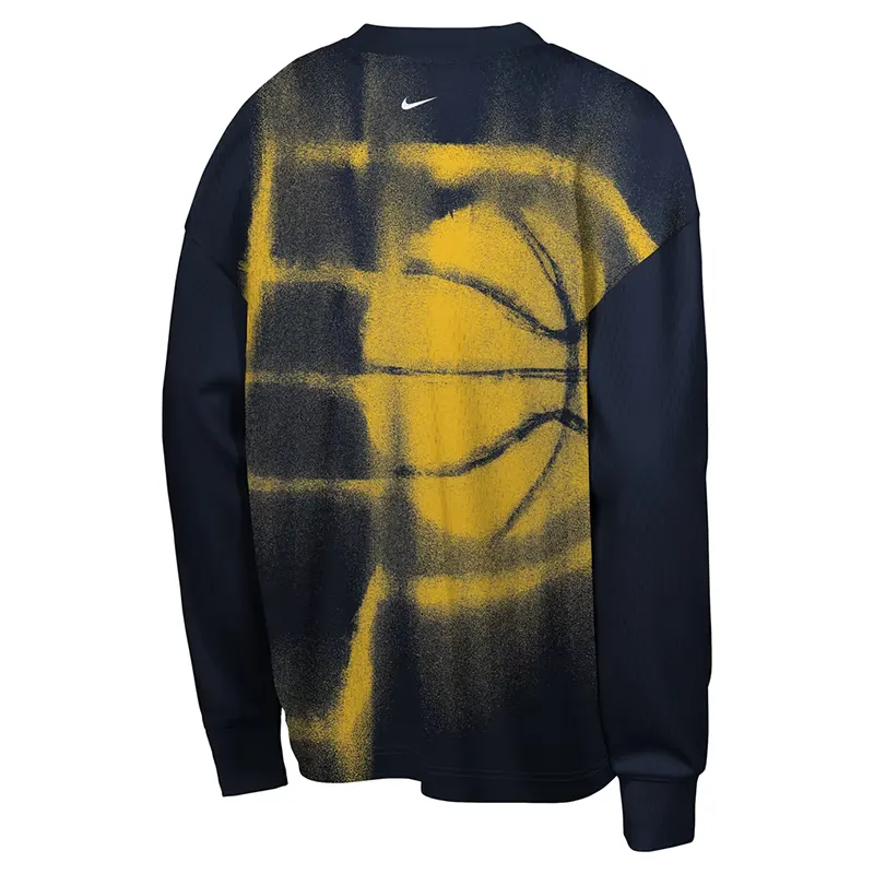 Nike x NBA Indiana Pacers 2026 Standard Issue Long Sleeve T-Shirt - Image 3