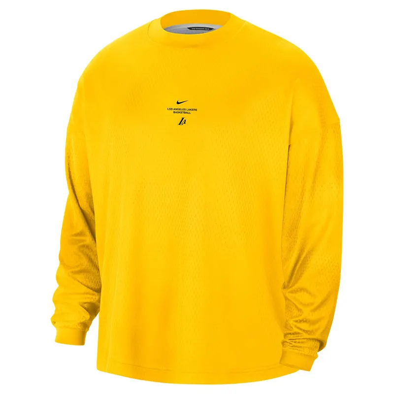 Nike x NBA Los Angeles Lakers 2026 Standard Issue Long Sleeve T-Shirt - Image 2