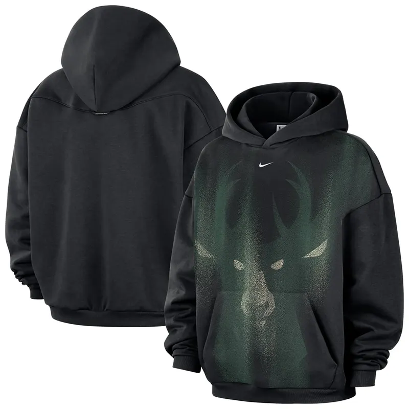 Nike x NBA Milwaukee Bucks 2026 Standard Issue Practice Hoodie