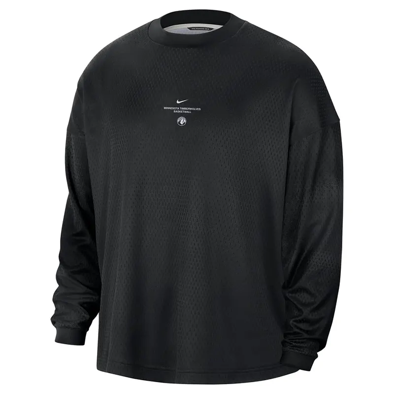 Nike x NBA Minnesota Timberwolves 2026 Standard Issue Long Sleeve T-Shirt - Image 2