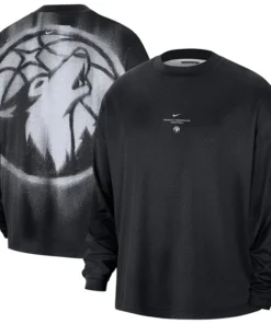 Nike x NBA Minnesota Timberwolves 2026 Standard Issue Long Sleeve T-Shirt