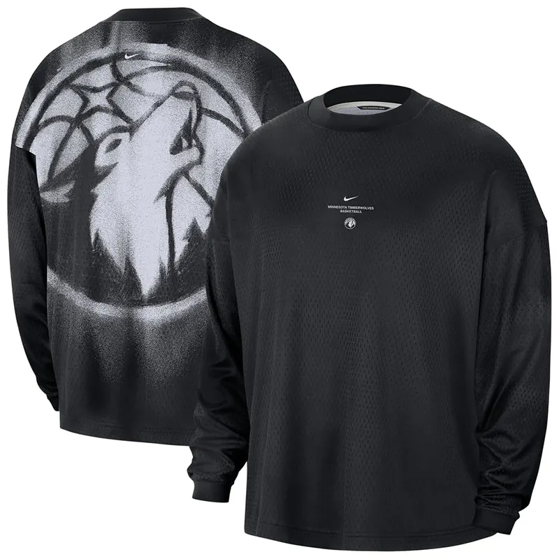 Nike x NBA Minnesota Timberwolves 2026 Standard Issue Long Sleeve T-Shirt